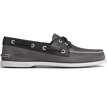 Sperry Authentic Original 2-eye Wild Horse Siva - Panske Mokasíny